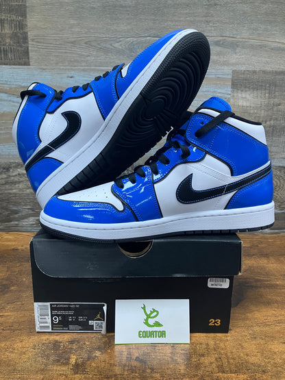 Jordan 1 Mid SE Signal Blue Size 9.5