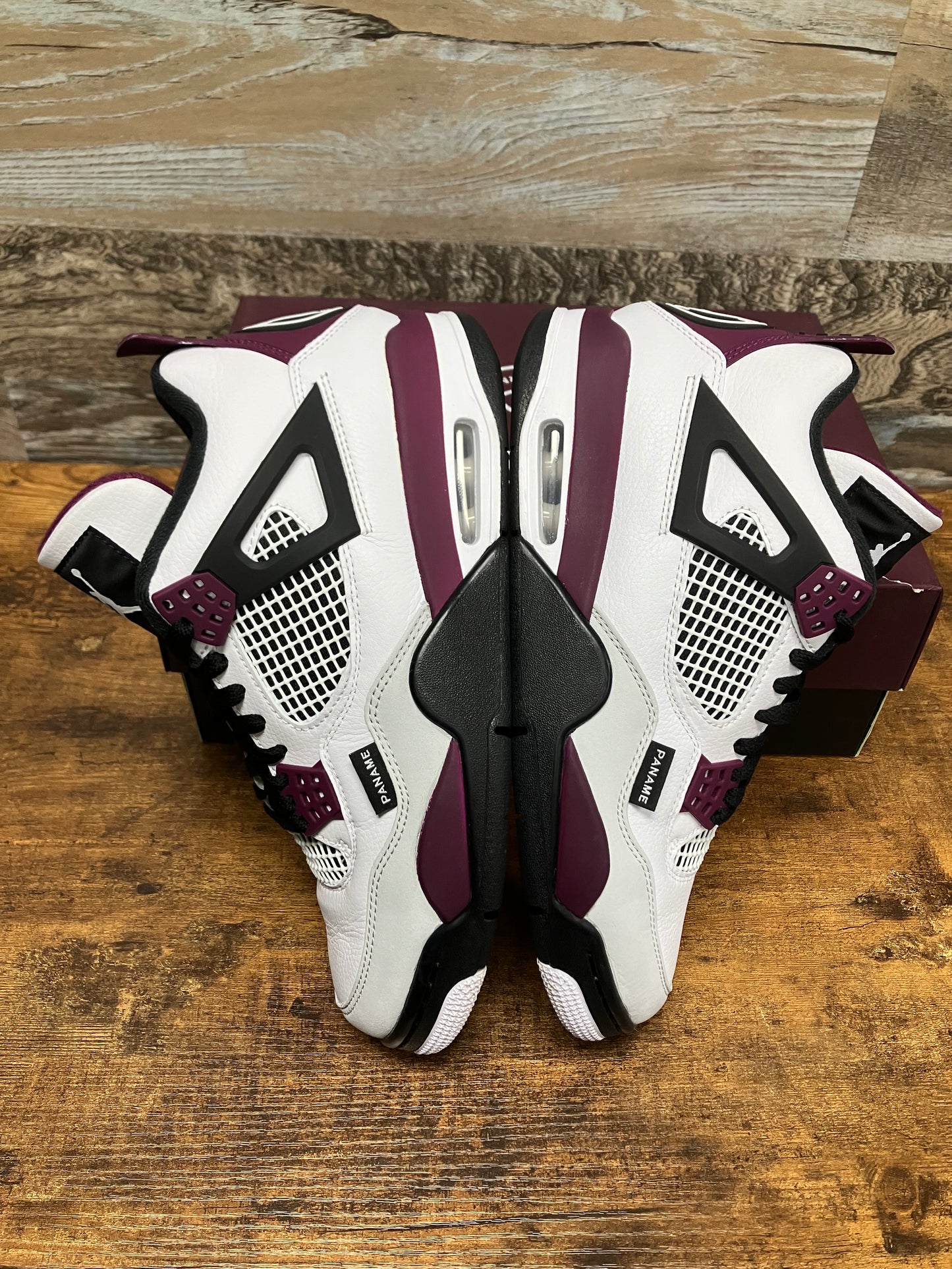 9-Air Jordan 4 Paris Saint Germain Bordeaux