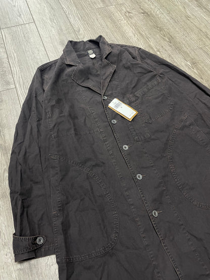 M-RRL Cotton Linen Blend Brown Shop Coat