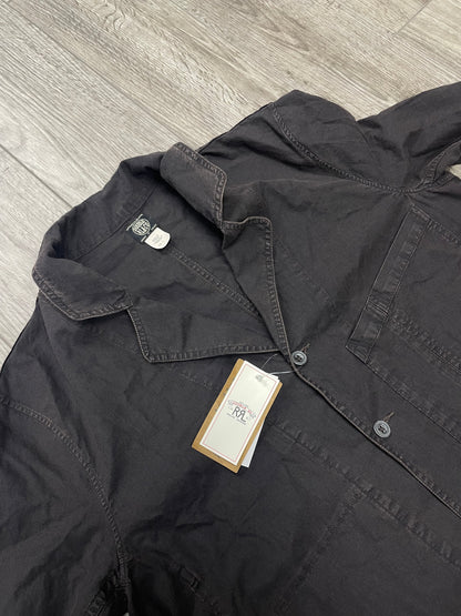 M-RRL Cotton Linen Blend Brown Shop Coat