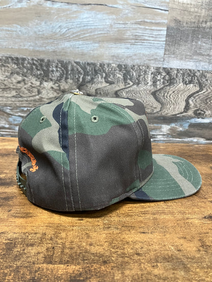 OS-Chrome Hearts “CH” Camo Trucker Hat