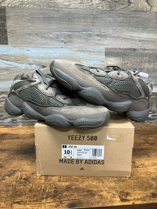 10.5-Adidas Yeezy 500 Brown Clay