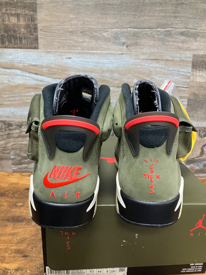 10-Air Jordan 6 Travis Scott Olive