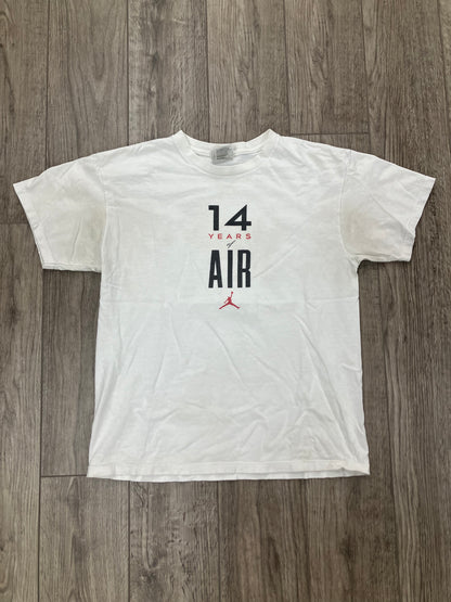 Vintage Nike 14 Years of Air Tee Size Kids XL