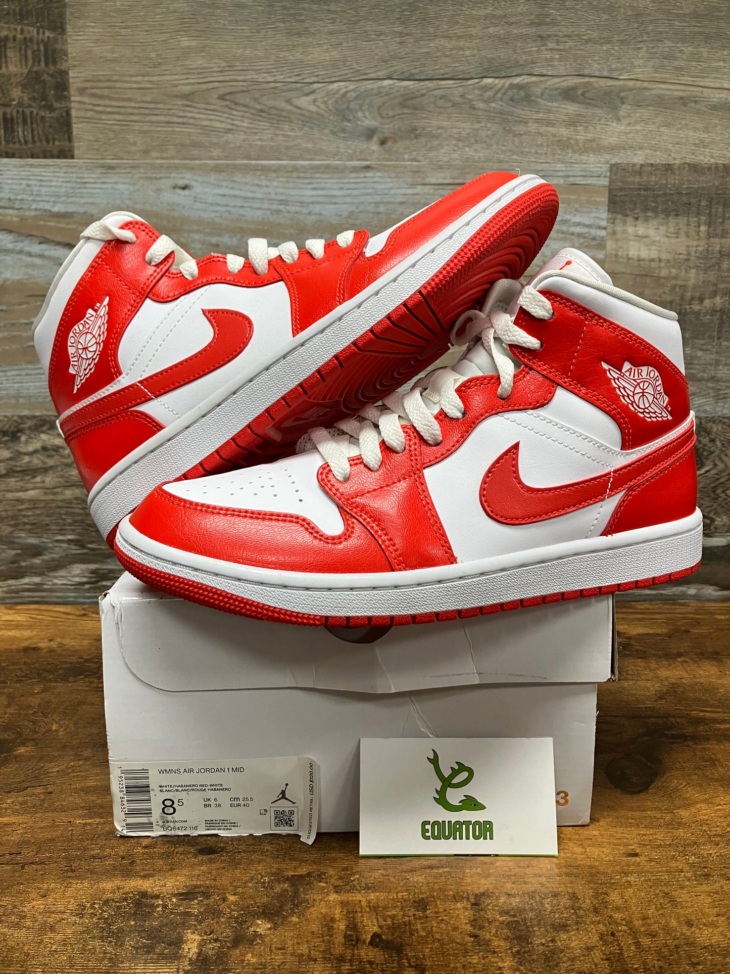 Jordan 1 Mid Syracuse Size 8.5W/7M