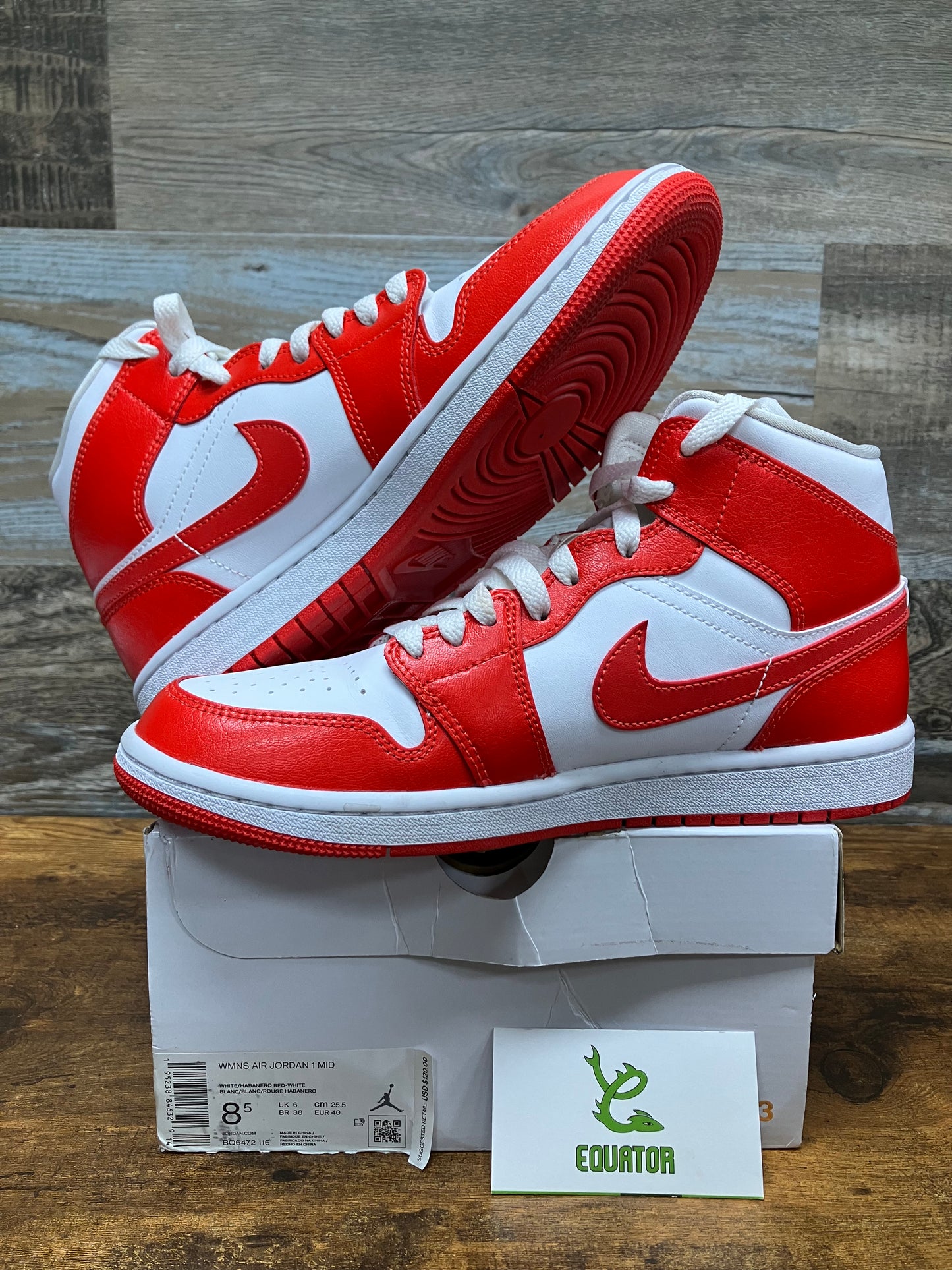 Jordan 1 Mid Syracuse Size 8.5W/7M