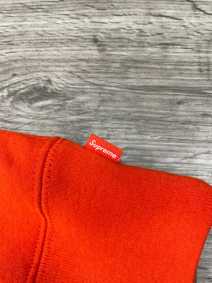 M-Supreme Underline Bright Orange Hoodie