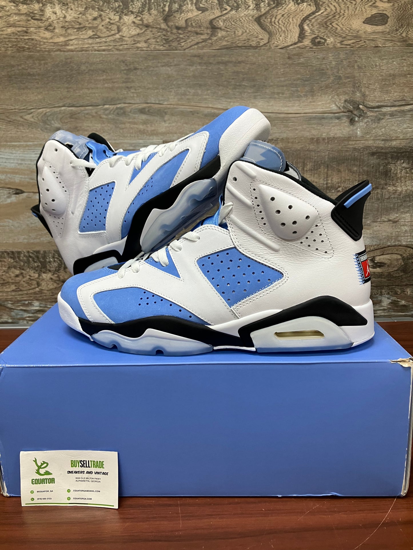 Air Jordan 6 UNC size 12