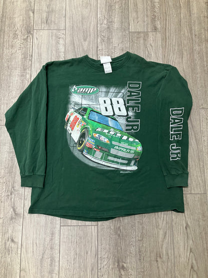 Dale Jr AMP Green Long Sleeve XXL