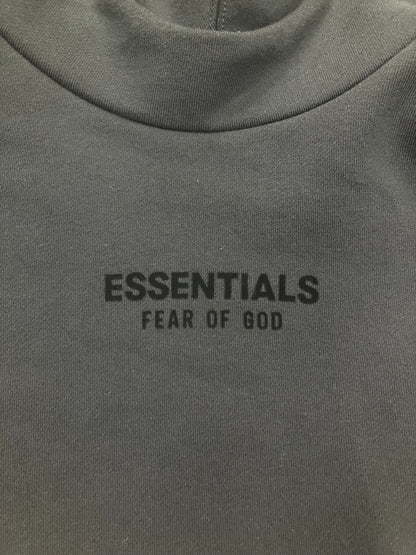 S-Fear Of God Essentials Black Hoodie