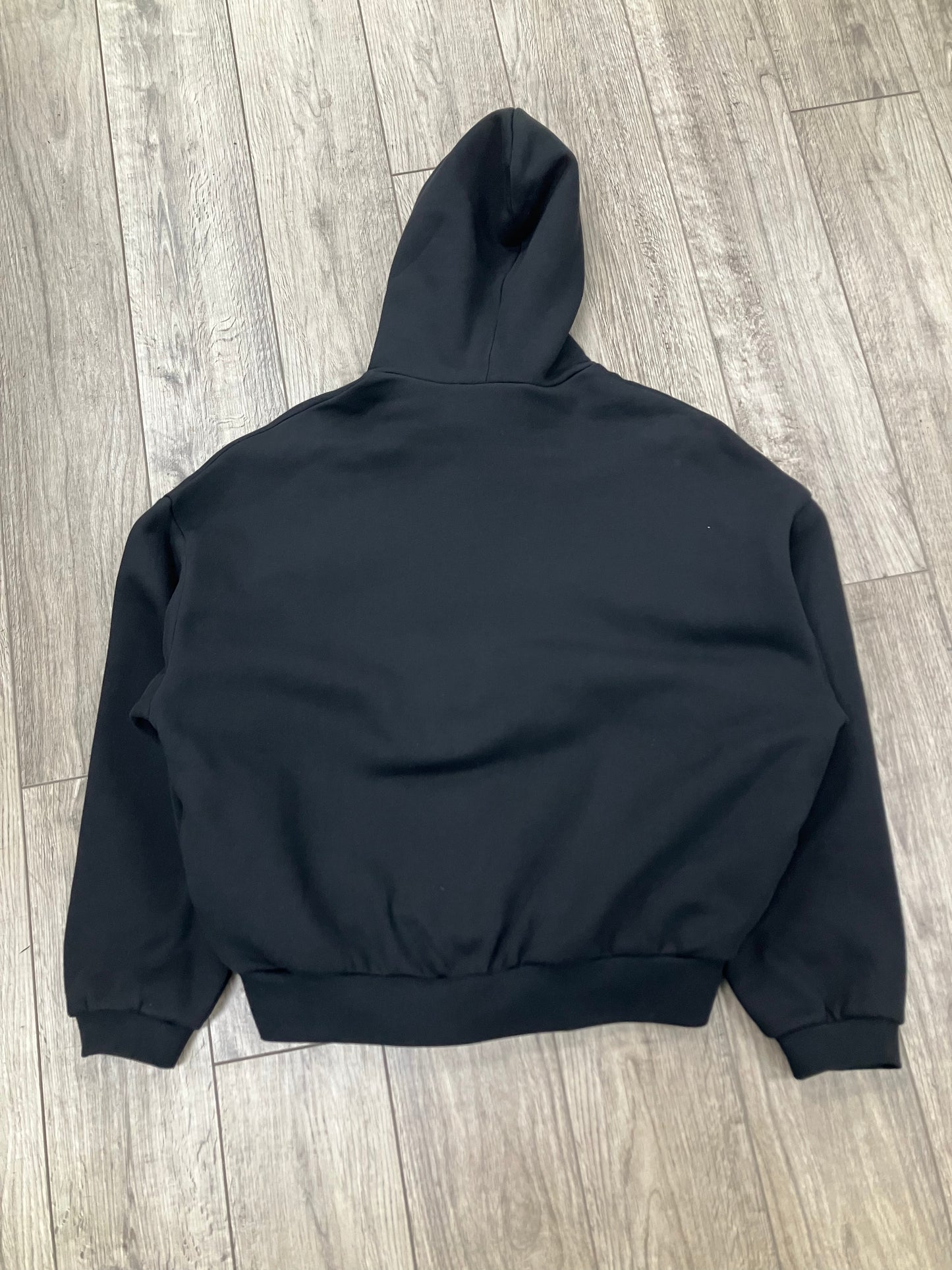 S-Fear Of God Essentials Black Hoodie