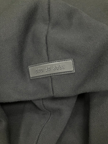 S-Fear Of God Essentials Black Hoodie