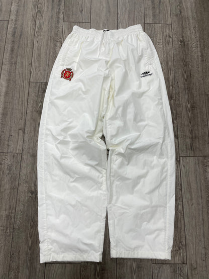48-Balenciaga White Soccer Tracksuit Pants