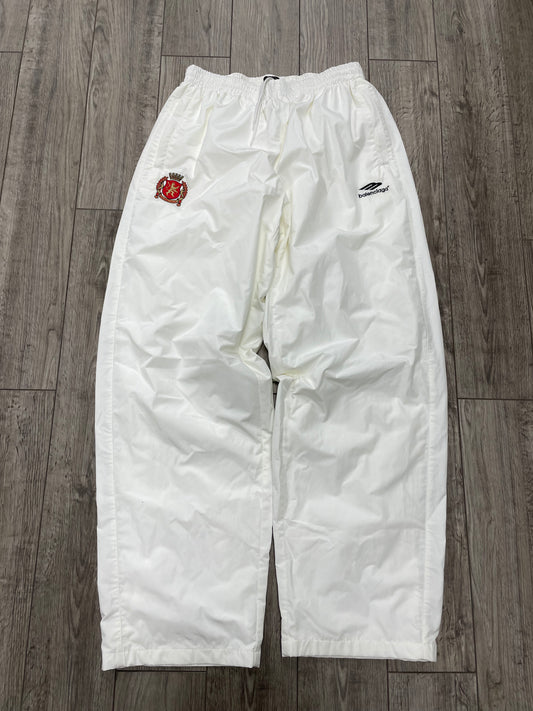 48-Balenciaga White Soccer Tracksuit Pants