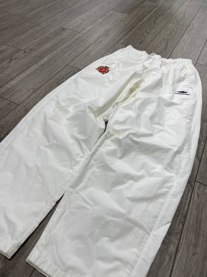 48-Balenciaga White Soccer Tracksuit Pants