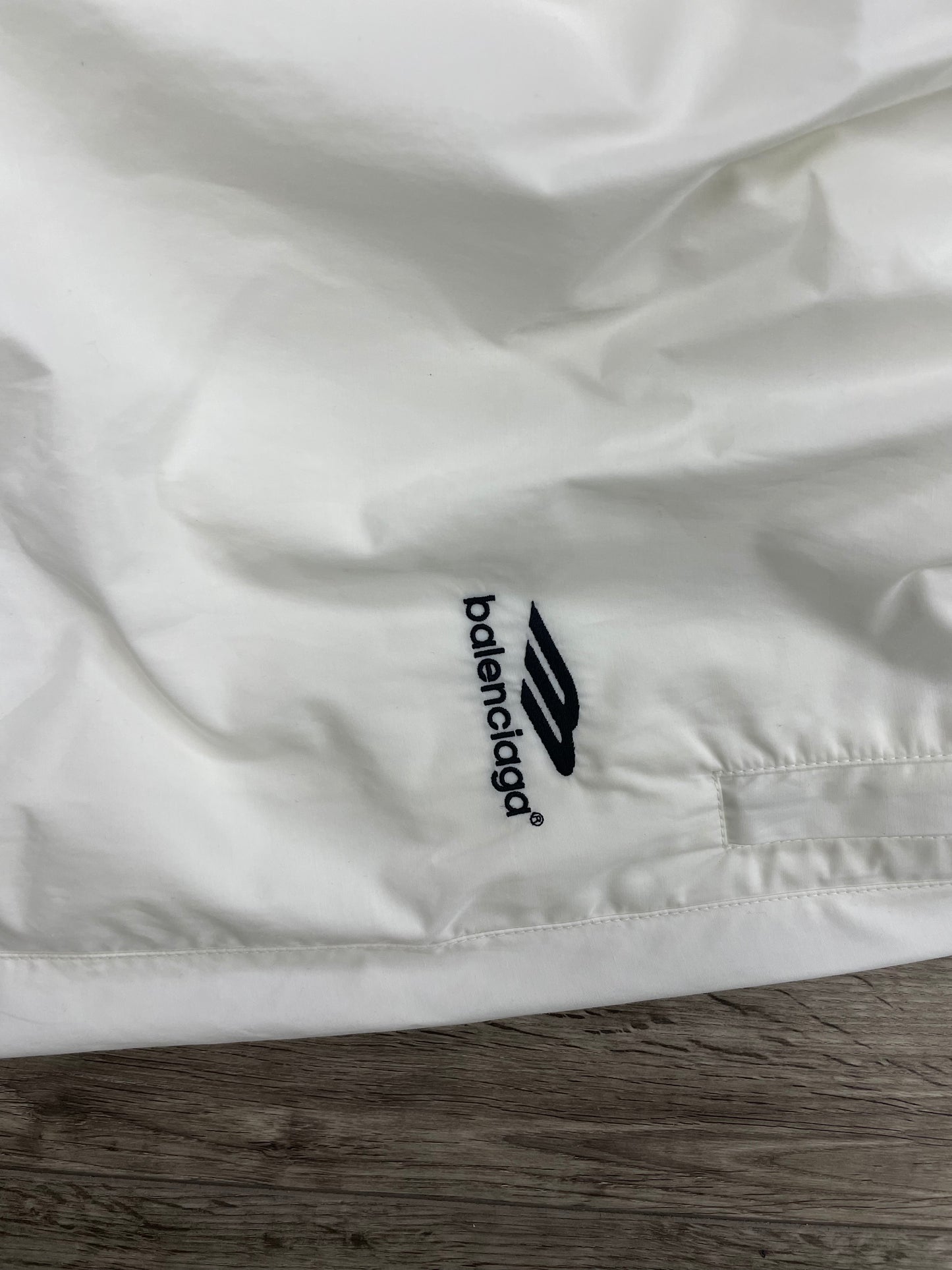 48-Balenciaga White Soccer Tracksuit Pants