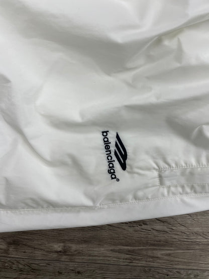 48-Balenciaga White Soccer Tracksuit Pants