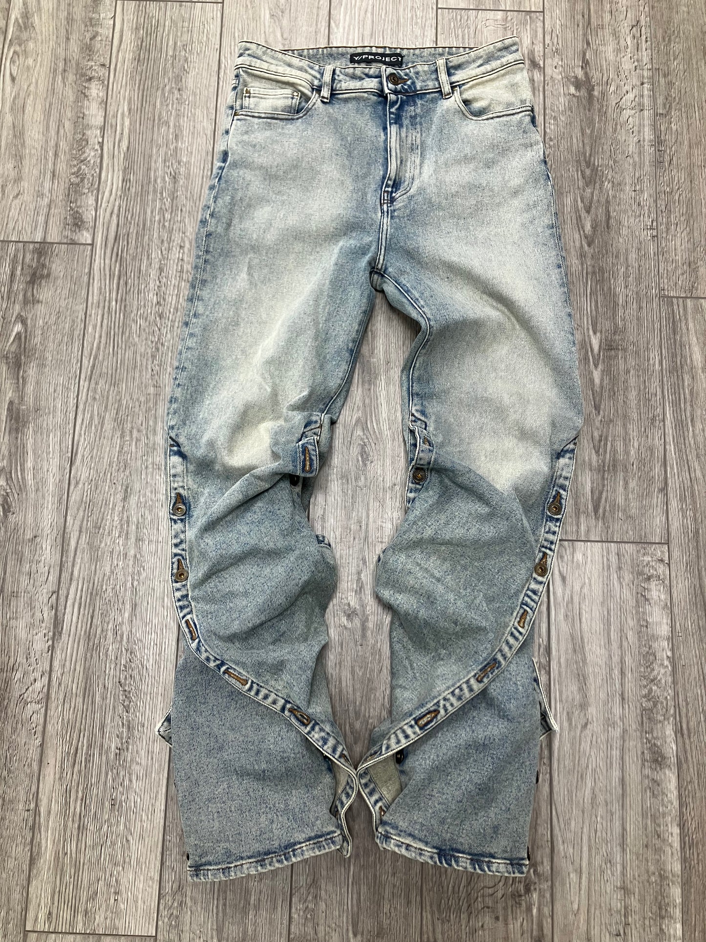30-Y/Project SSENSE exclusive Button Leg Jeans