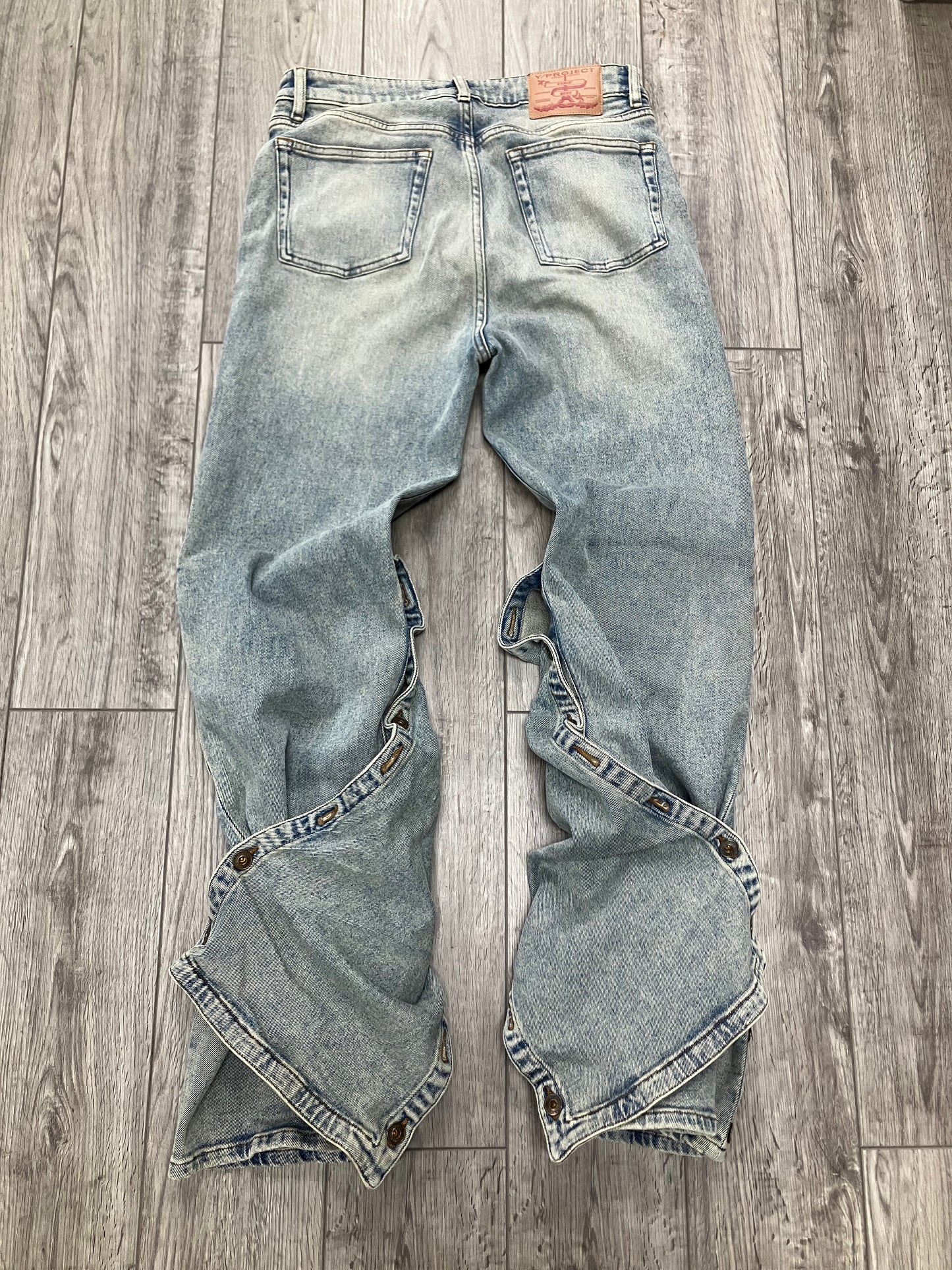 30-Y/Project SSENSE exclusive Button Leg Jeans