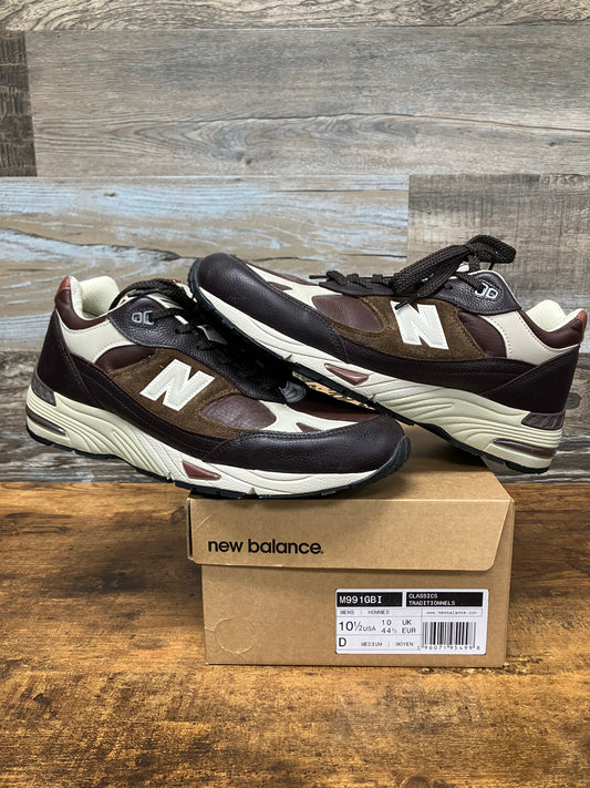 10.5-New Balance 991 Made In England French Roast