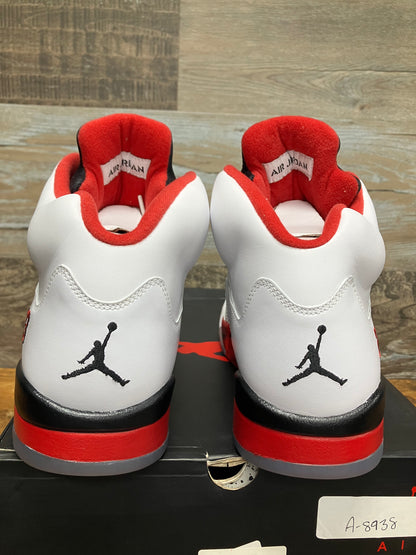 11-Air Jordan 5 Fire Red black tongue 2013