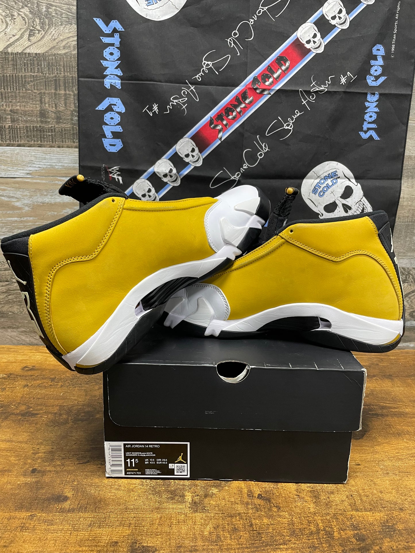 11.5-Air Jordan 14 Light Ginger