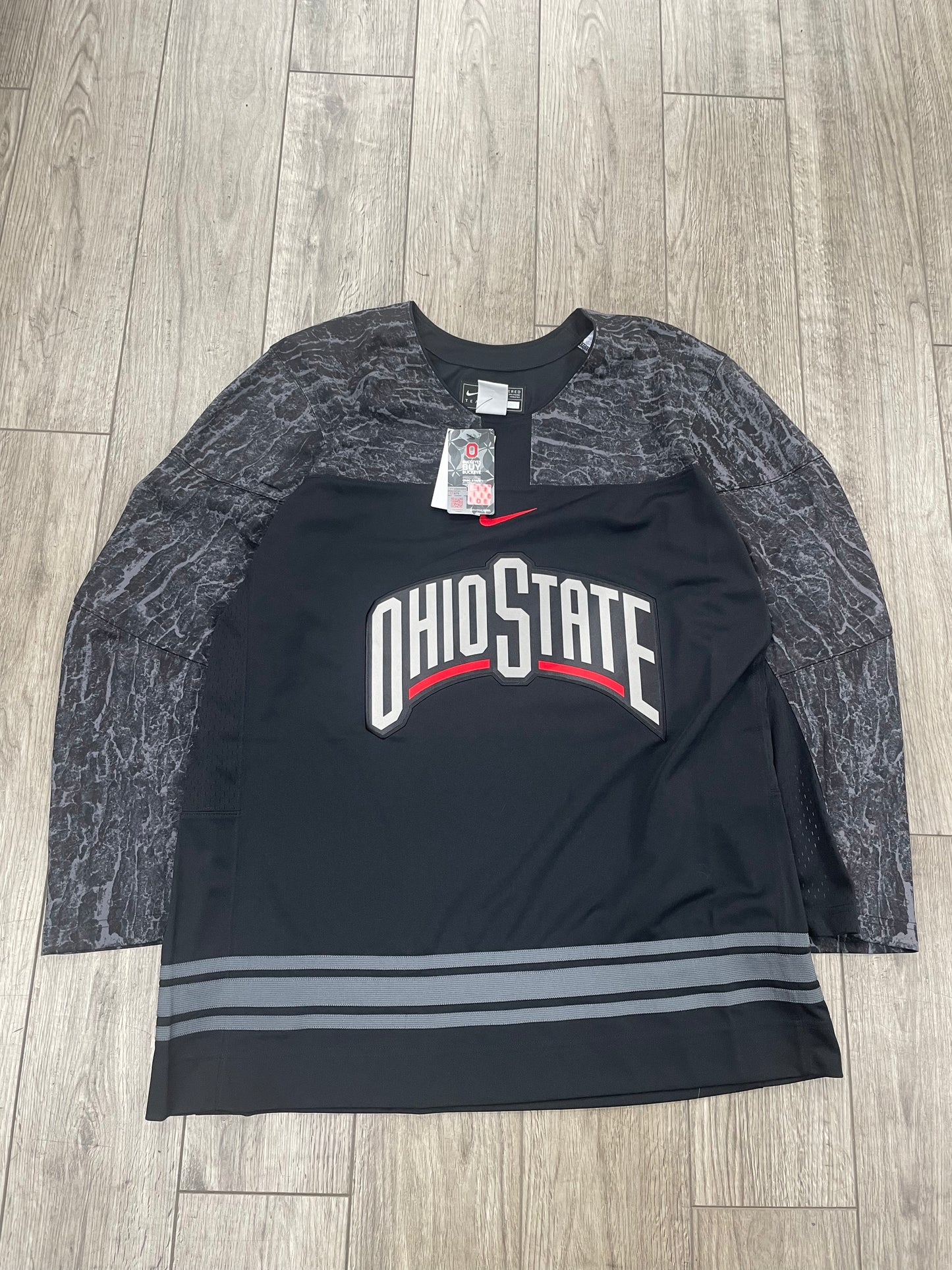 XL-Nike Ohio State Buckeyes Team Black Ice Jersey