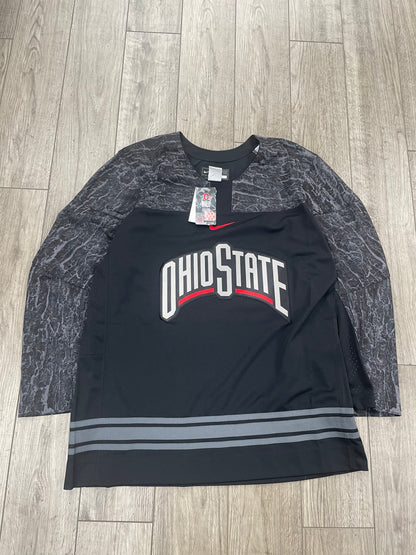 XL-Nike Ohio State Buckeyes Team Black Ice Jersey
