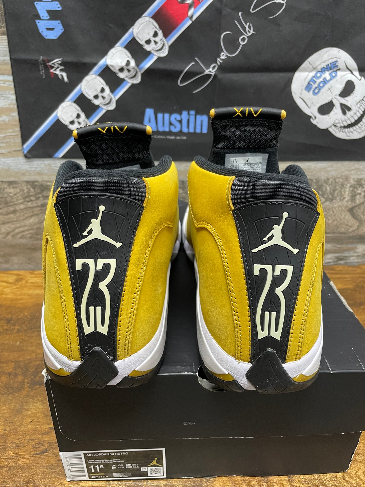 11.5-Air Jordan 14 Light Ginger