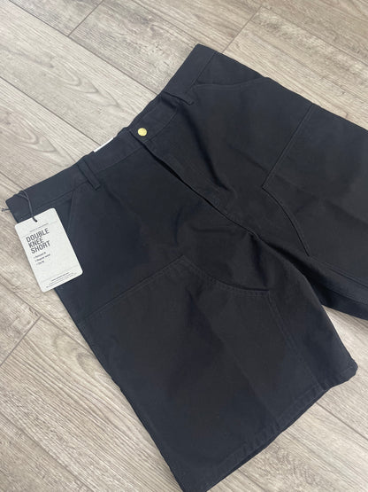 38-Carhartt WIP Black Double Knee Shorts