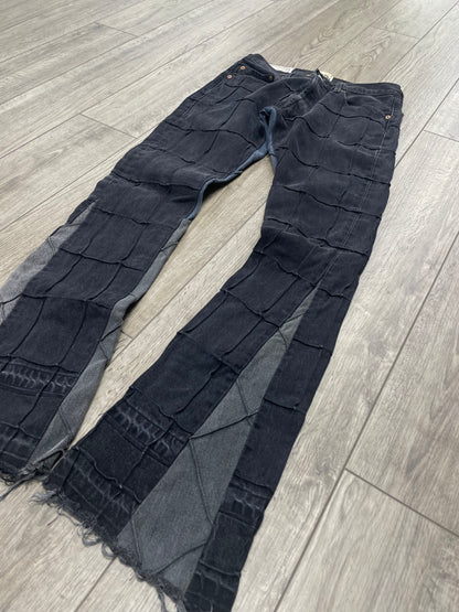 28-Gallery Dept. Lenny Flare Black Jeans