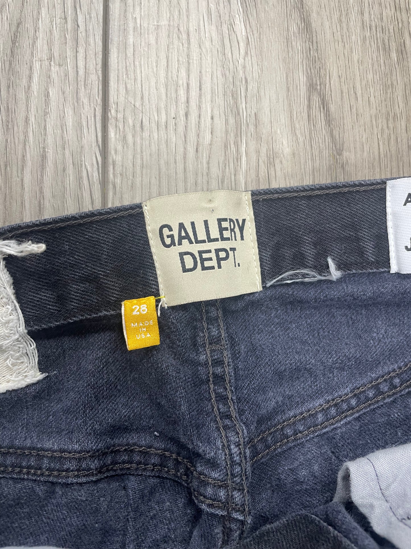 28-Gallery Dept. Lenny Flare Black Jeans