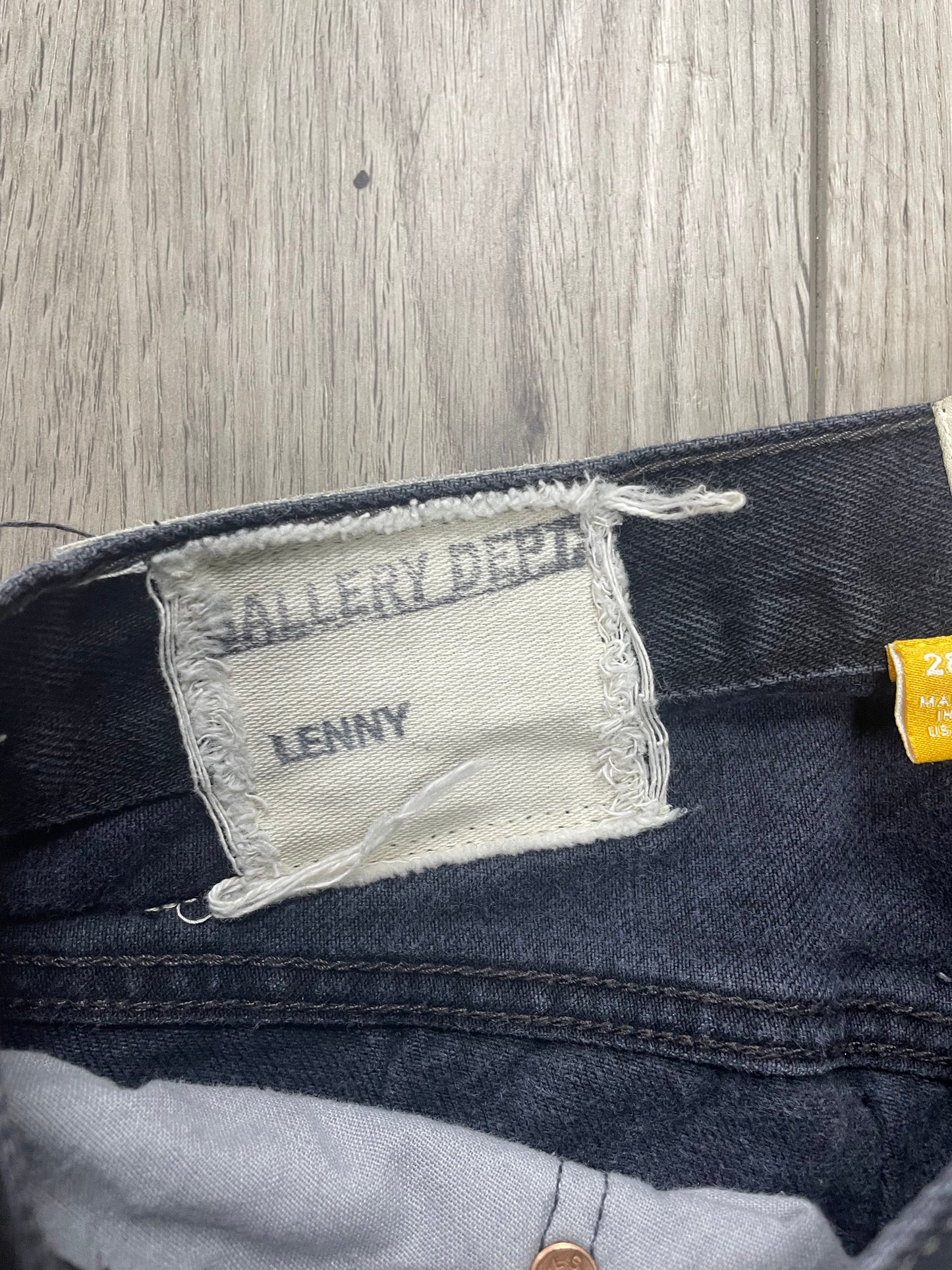 28-Gallery Dept. Lenny Flare Black Jeans