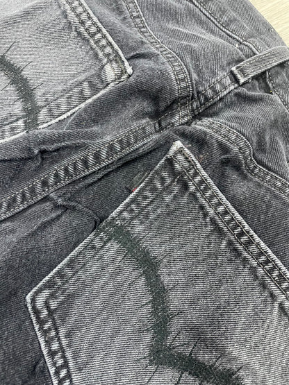 28-Gallery Dept. Lenny Flare Black Jeans