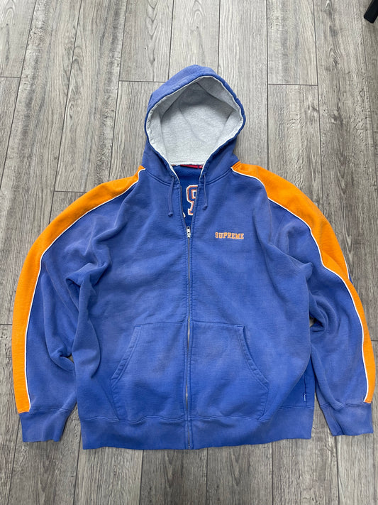 2XL-Supreme State Zip Up Hoodie