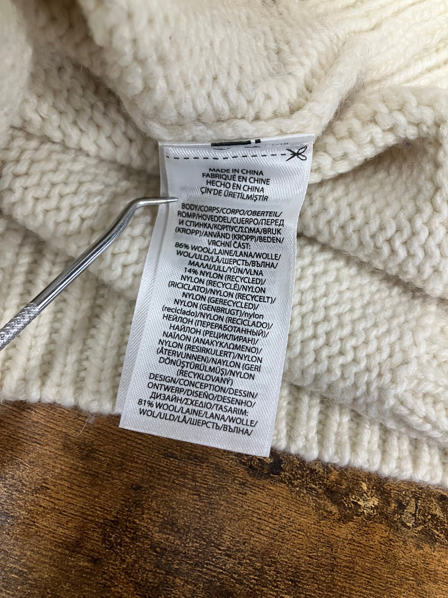 M-Polo Ralph Lauren Ski 92 Wool Sweater