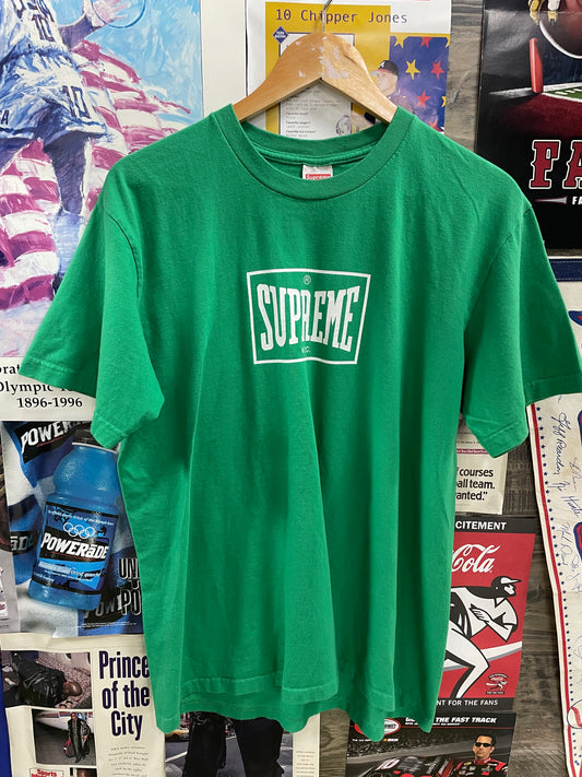 M-Supreme Green Warm Up Tee