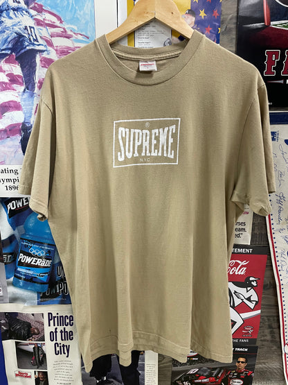 L-Supreme Beige Warm up Tee
