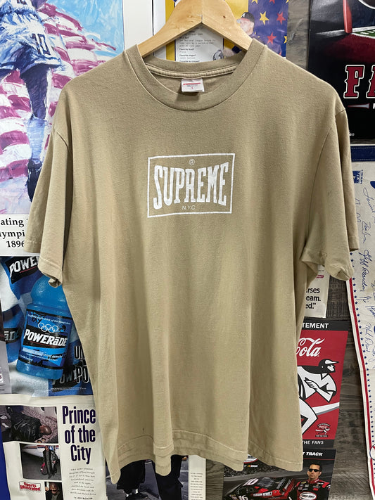 L-Supreme Beige Warm up Tee