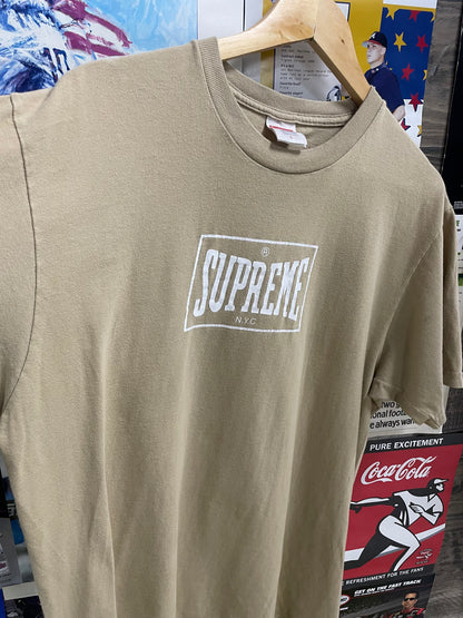 L-Supreme Beige Warm up Tee