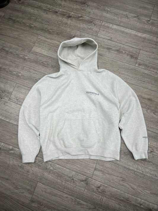 XL-Fear Of God Essentials Grey hoodie
