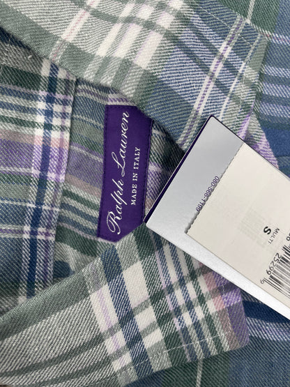 S-Purple Label Ralph Lauren Multicolor Plaid Button Up Long Sleeve