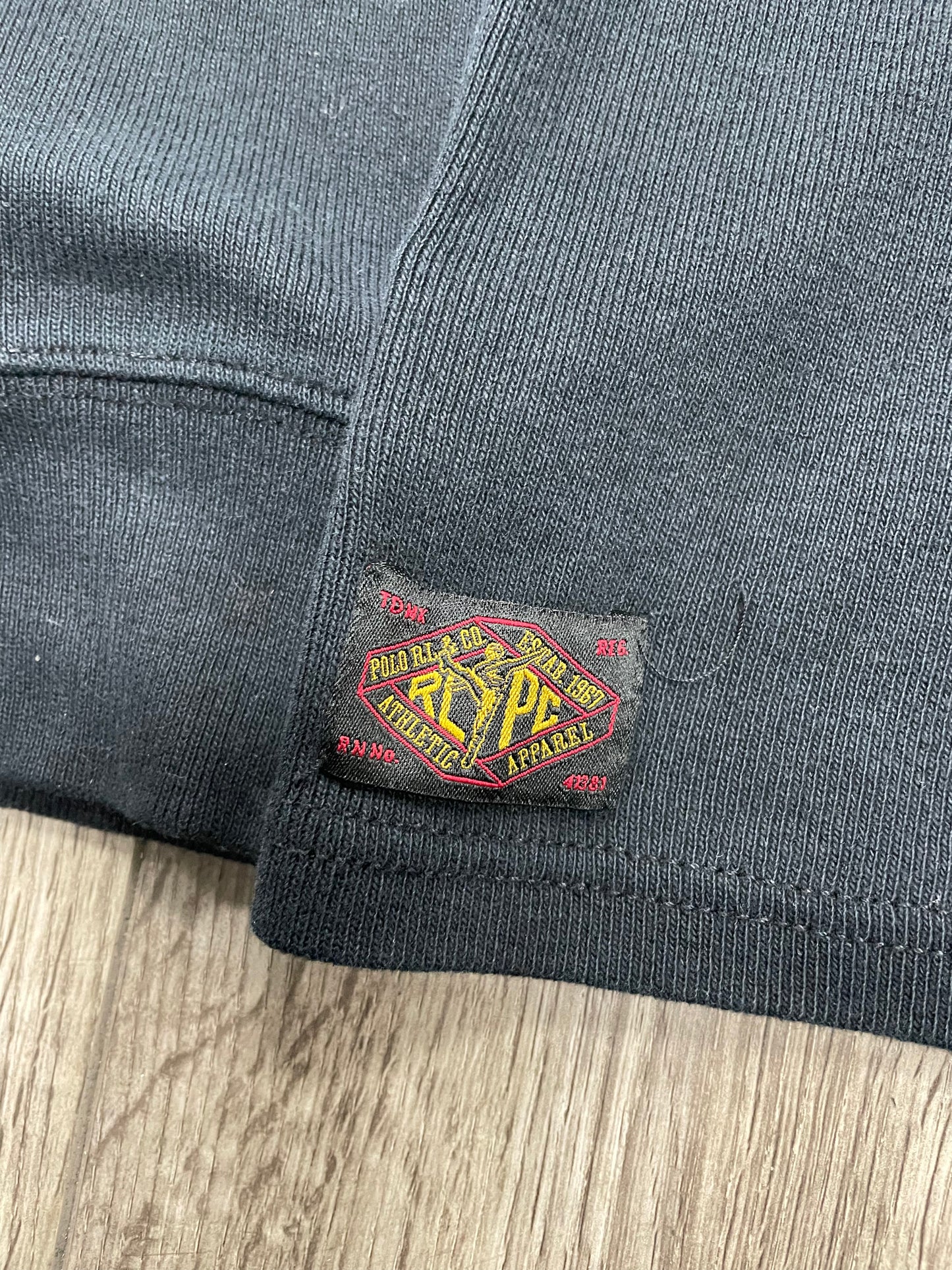L-Polo Ralph Lauren Bulldog Patch Crewneck