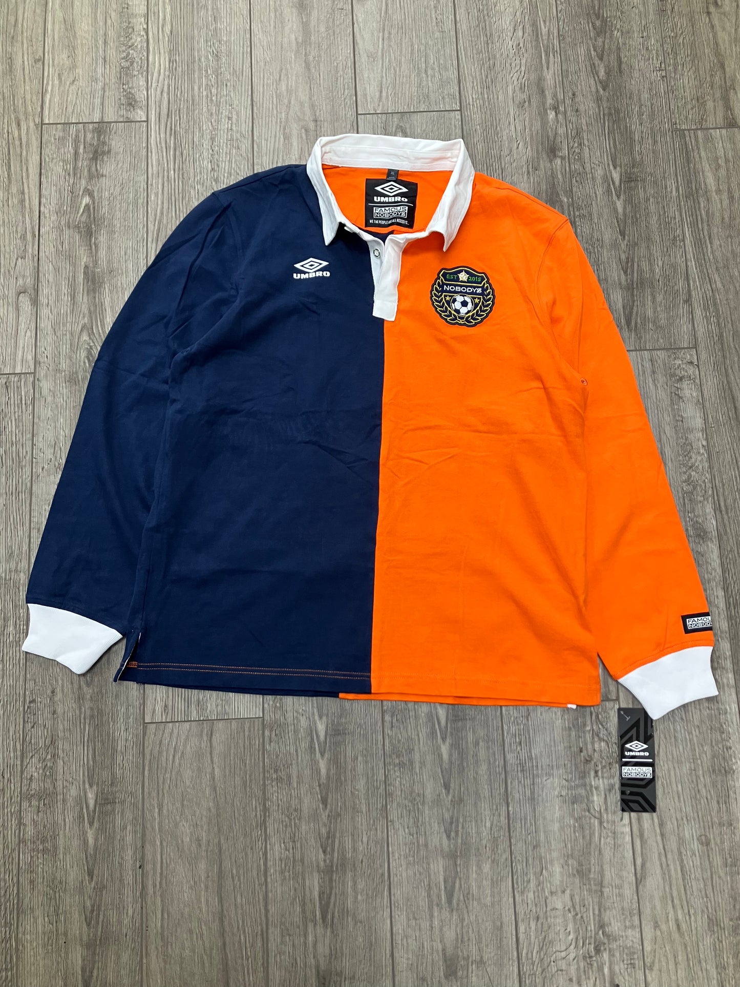 XL-Umbro famous Nobody’s Rugby Long Sleeve