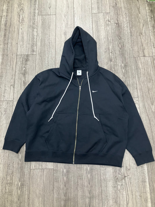 2XL-Nike Boxy Zip up Black Hoodie