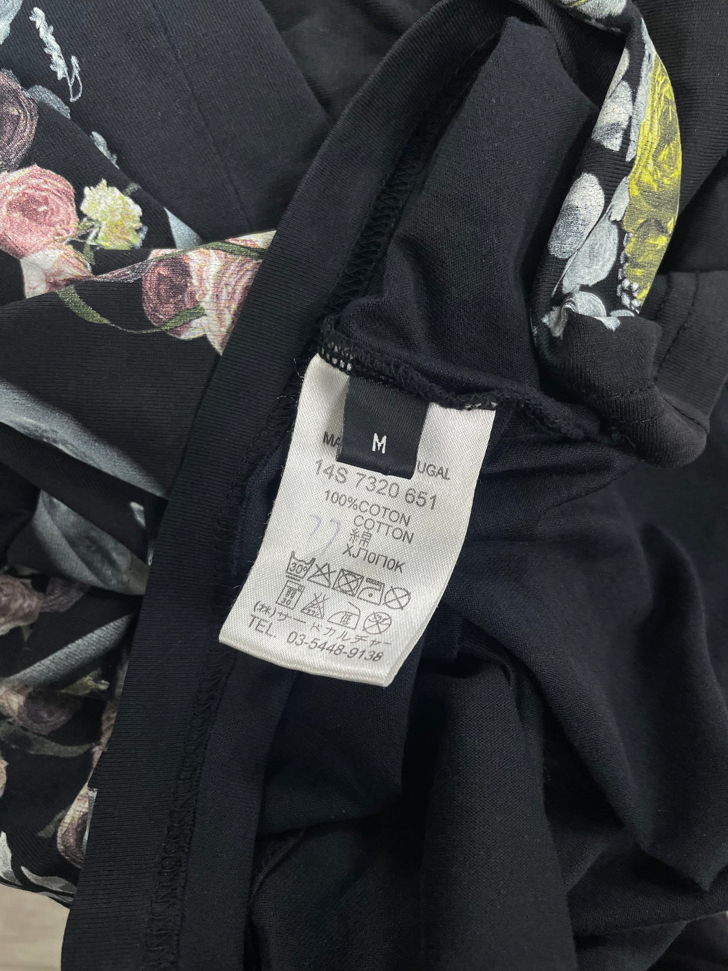 M-Givenchy Shark And Mermaid Black Tee