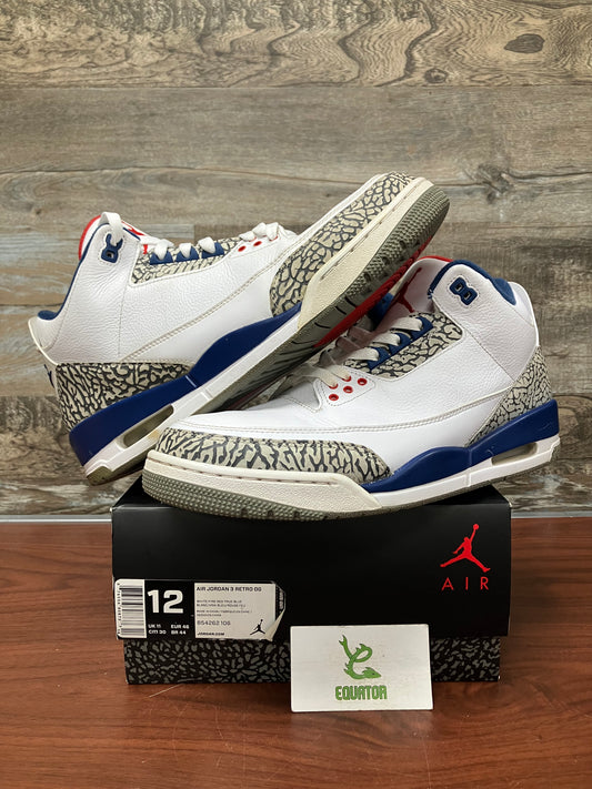 Jordan 3 Retro OG ‘True Blue’ 2016 Size 12