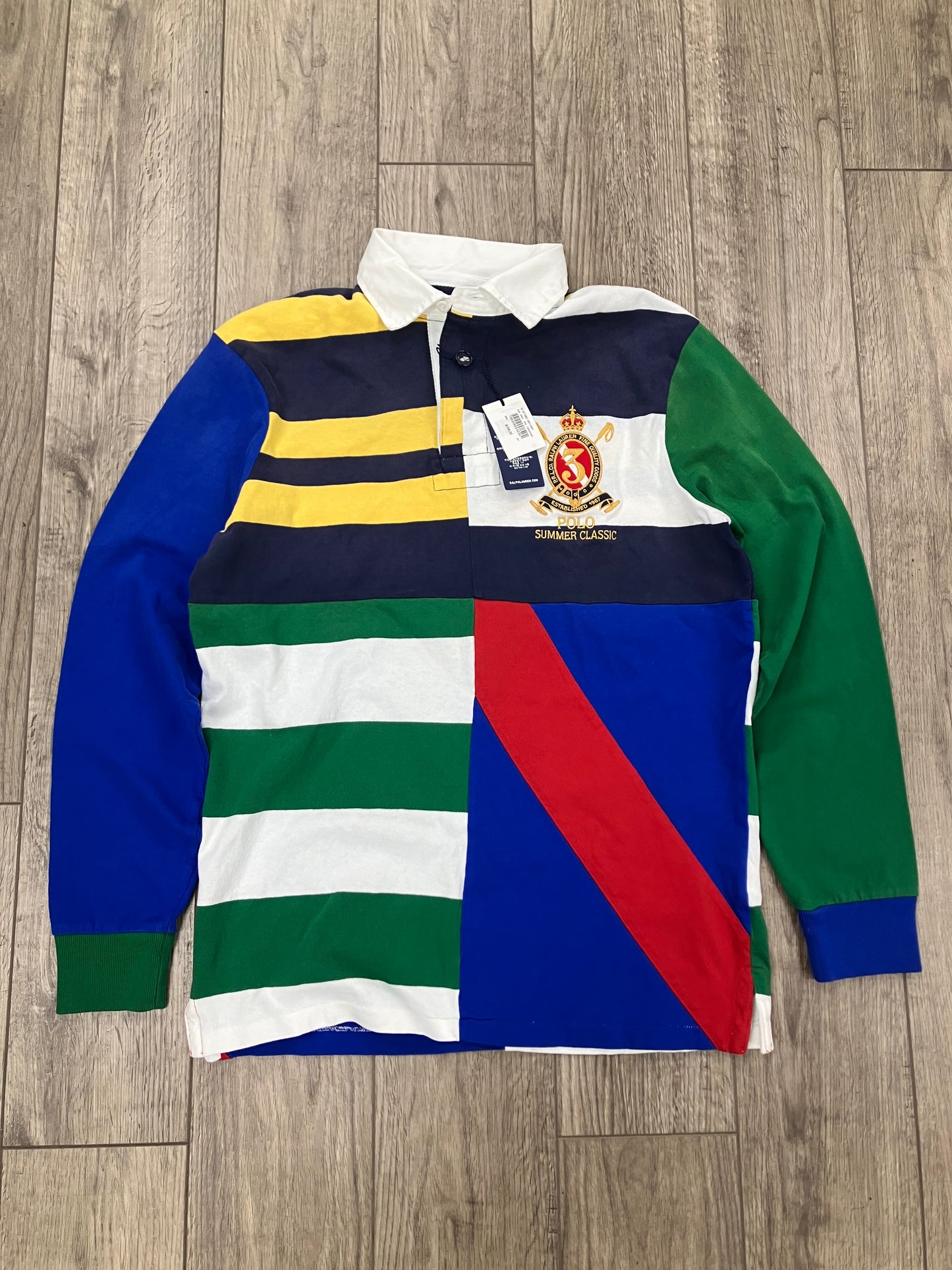 S-Polo Ralph Lauren Patchwork summer Classic Long Sleeve