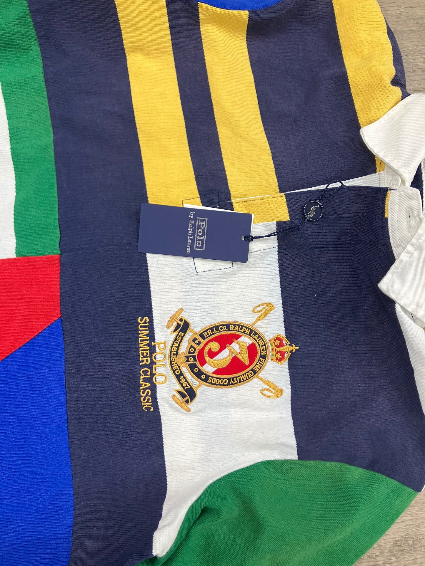 S-Polo Ralph Lauren Patchwork summer Classic Long Sleeve