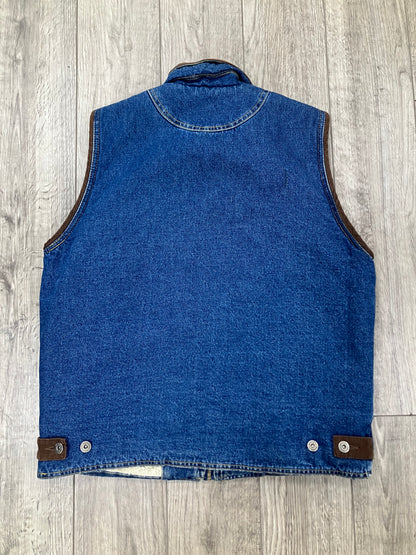 M-Wrangler Hero Denim Zip Up Vest